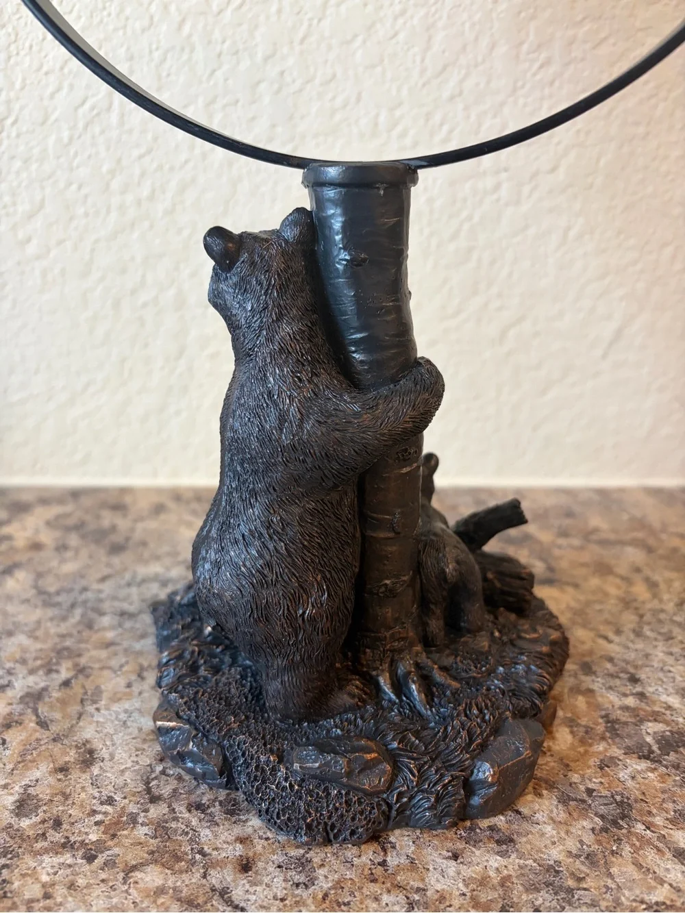 FIRM🐻VHTF Big Sky Carver Bear Family Vanity Table  Mirror